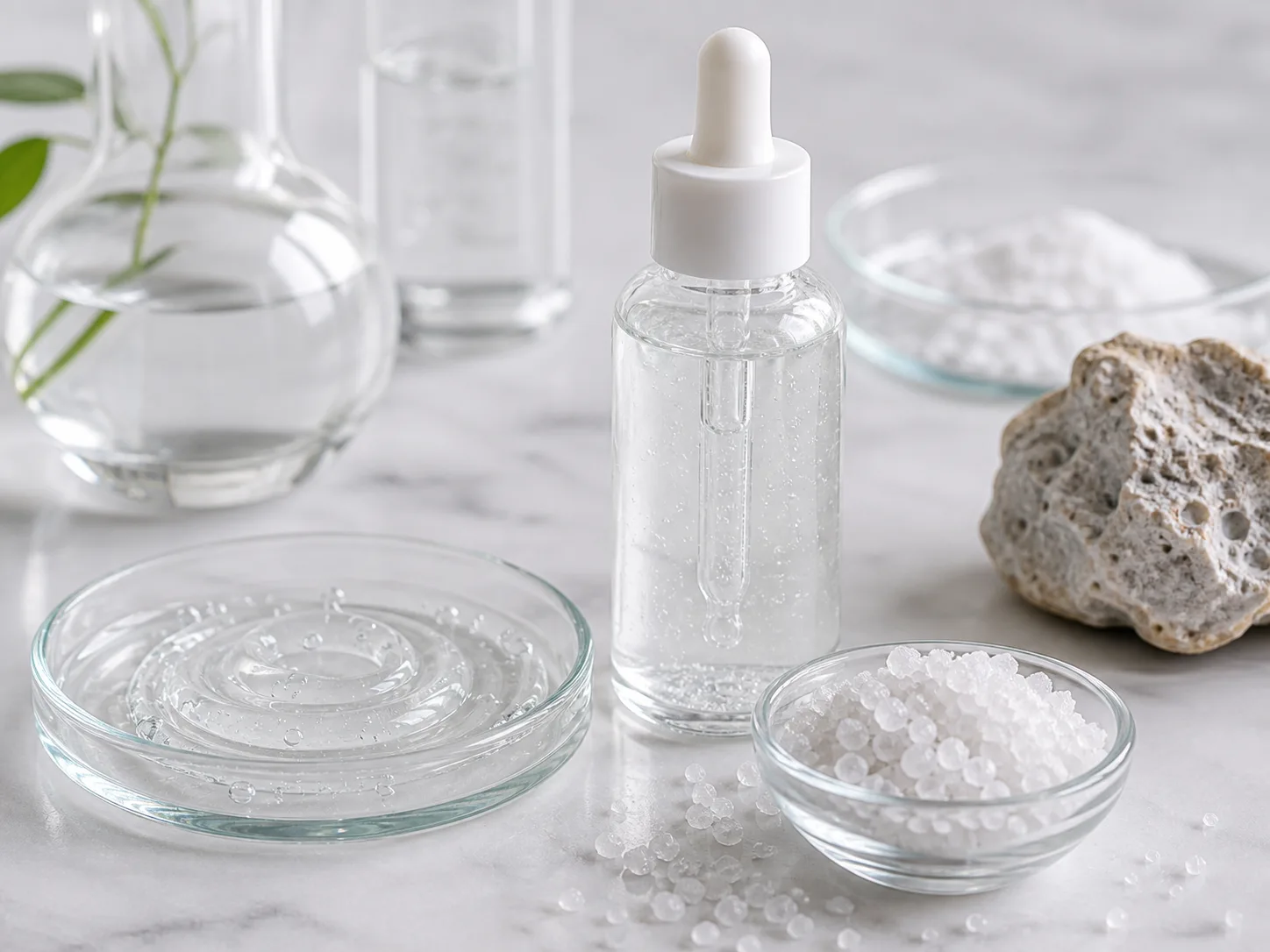 Ectoin raw cosmetic material with formulation textures