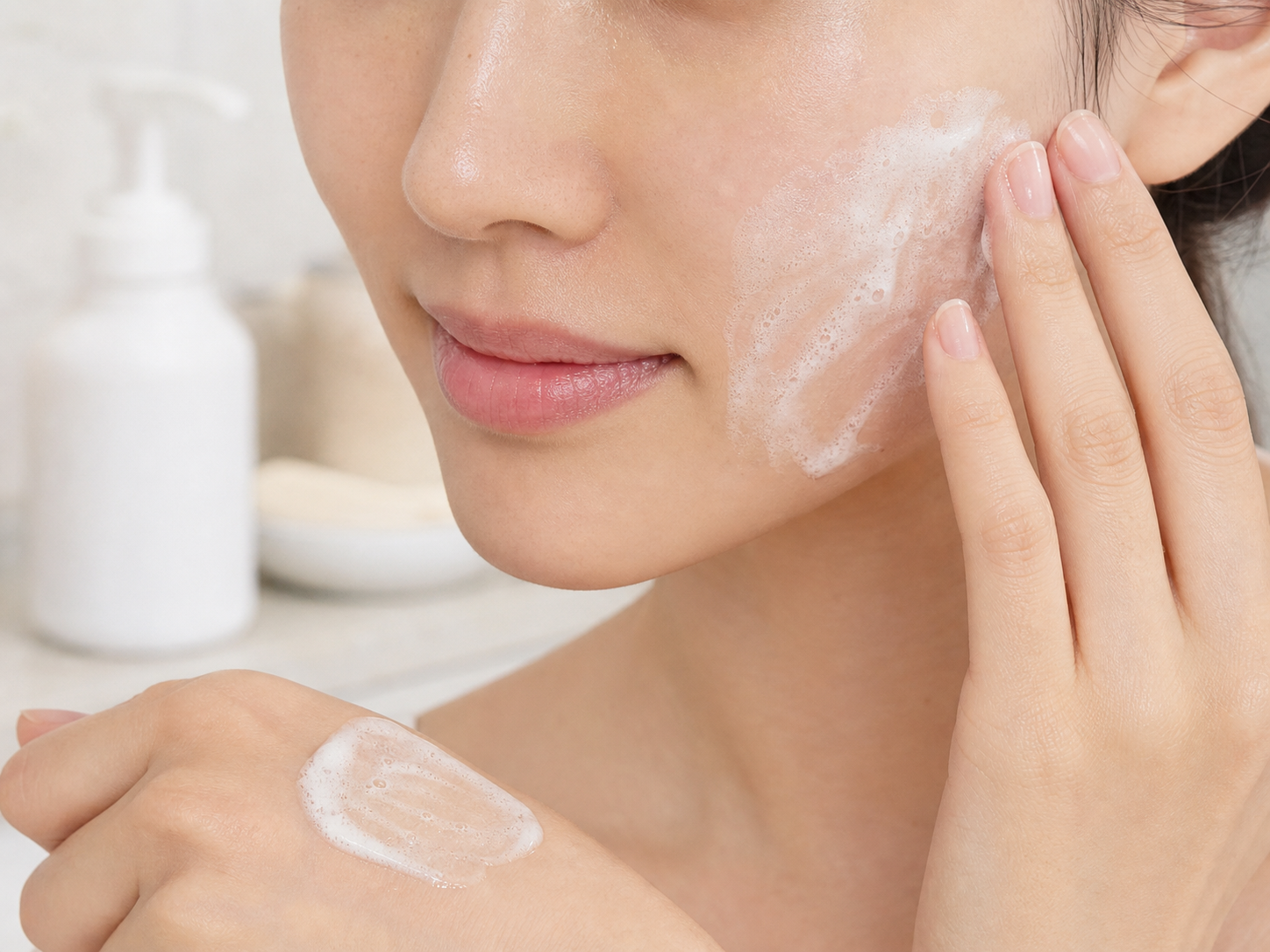 Capryloyl Salicylic Acid 성분이 쓰이는 보습 제형 질감 이미지