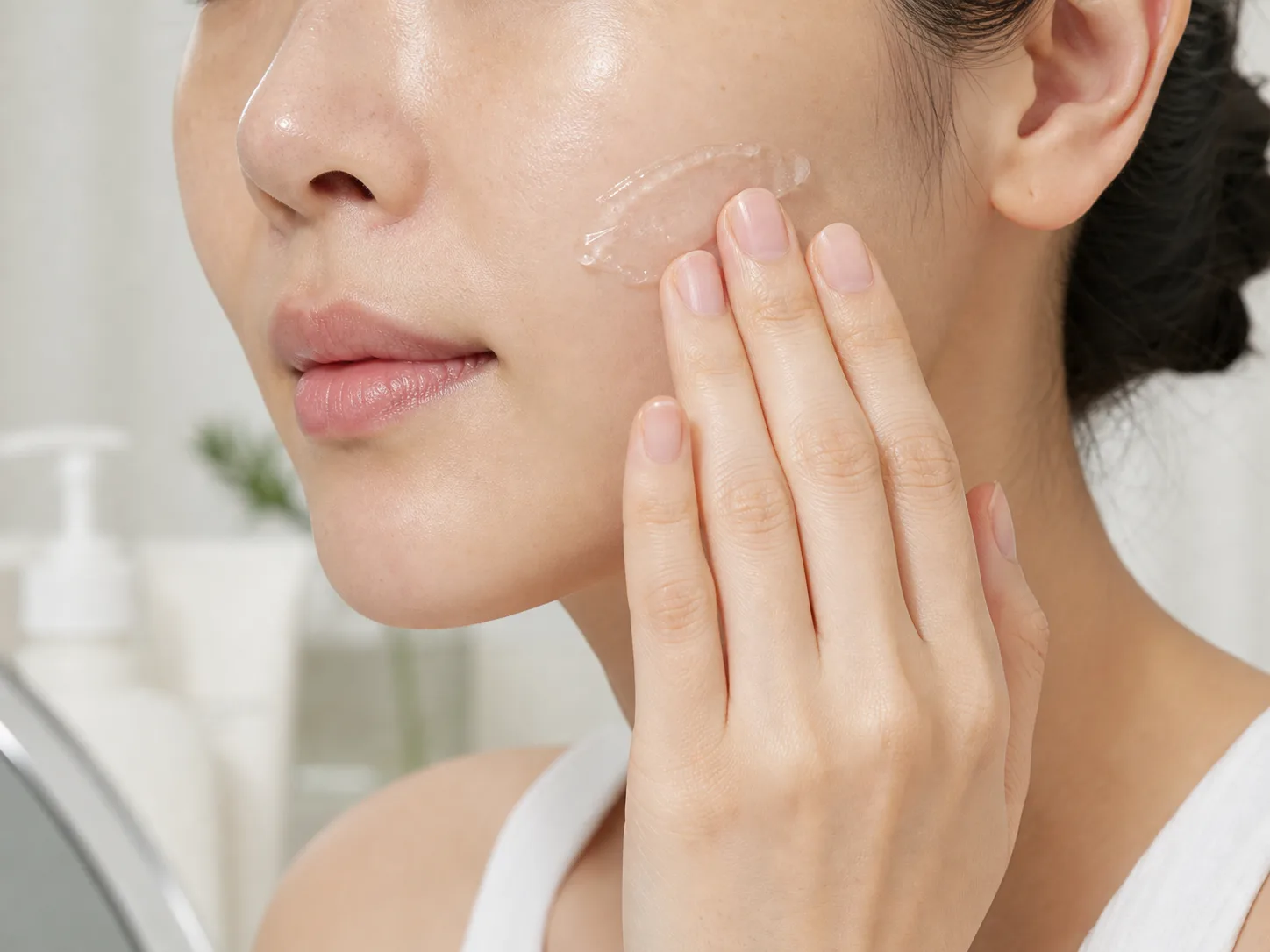 Capryloyl Salicylic Acid 성분이 쓰이는 보습 제형 질감 이미지