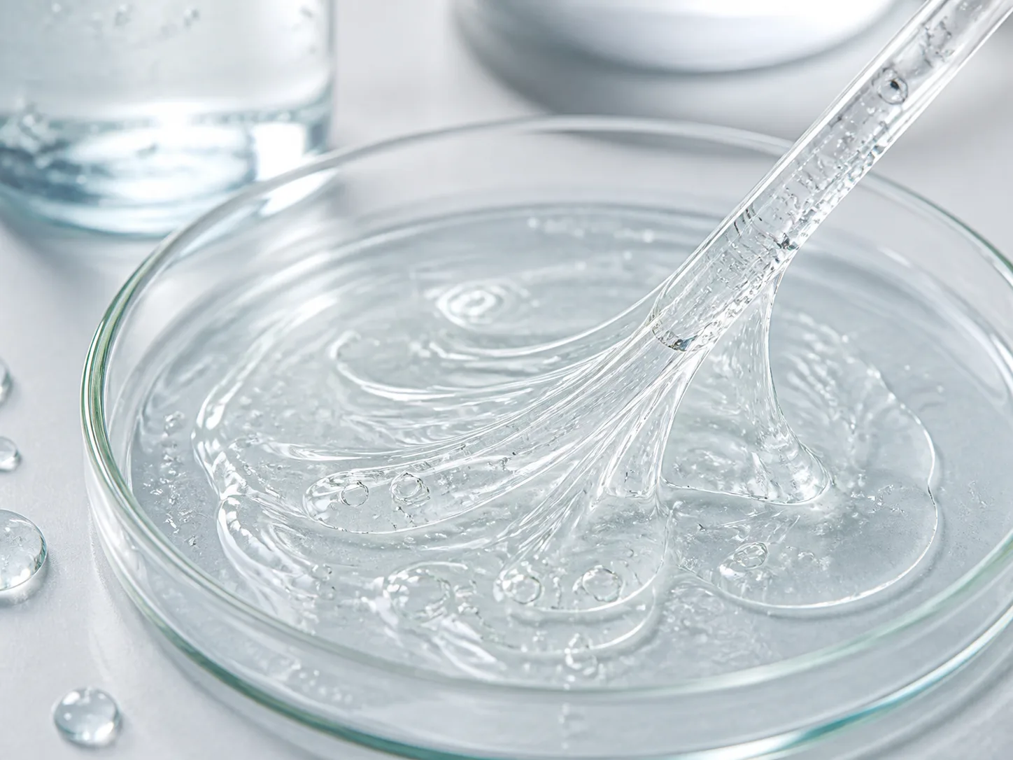 Polyglutamic Acid 성분이 쓰이는 보습 제형 질감 이미지