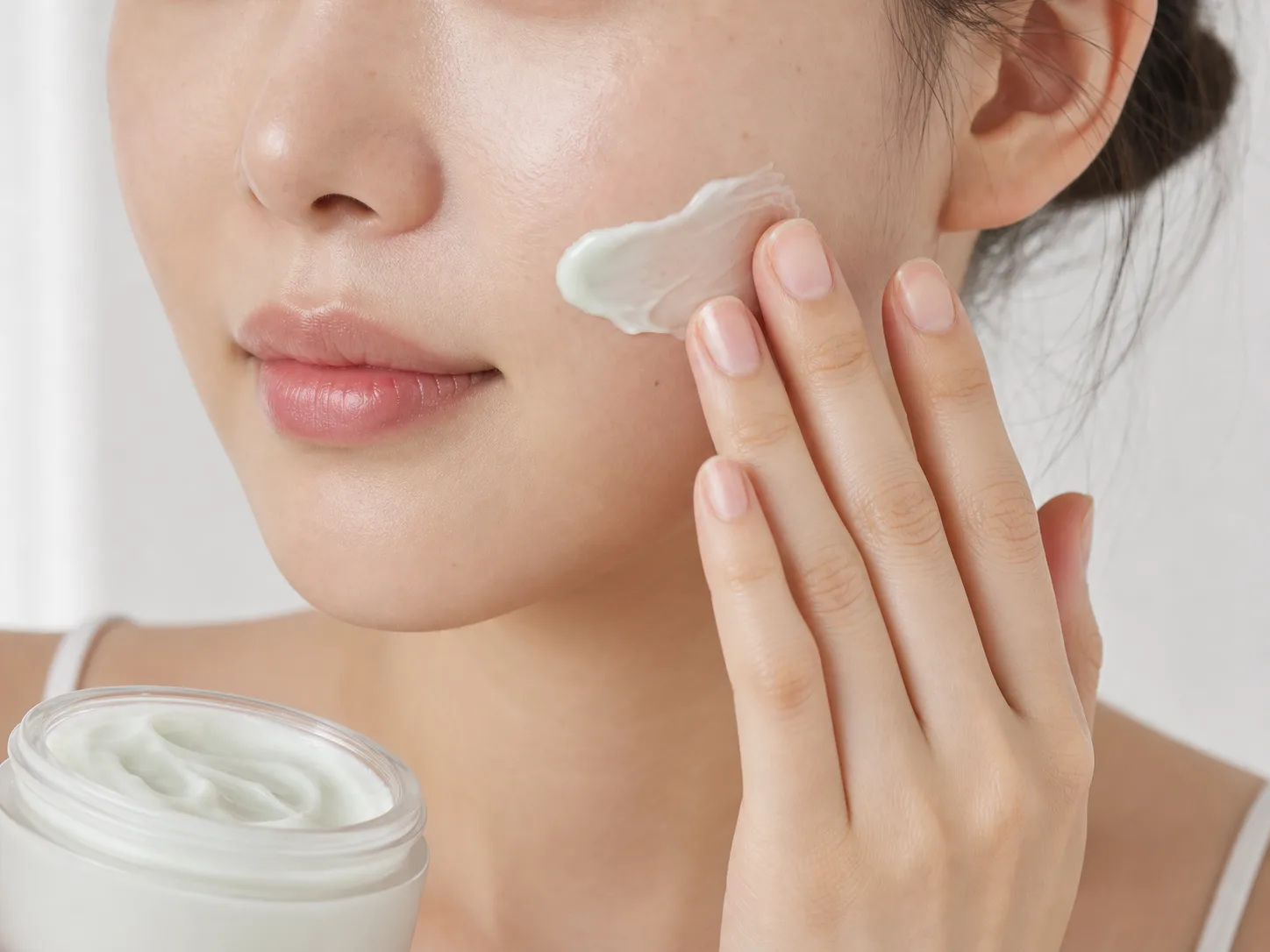 Centella Asiatica Extract 성분이 쓰이는 보습 제형 질감 이미지