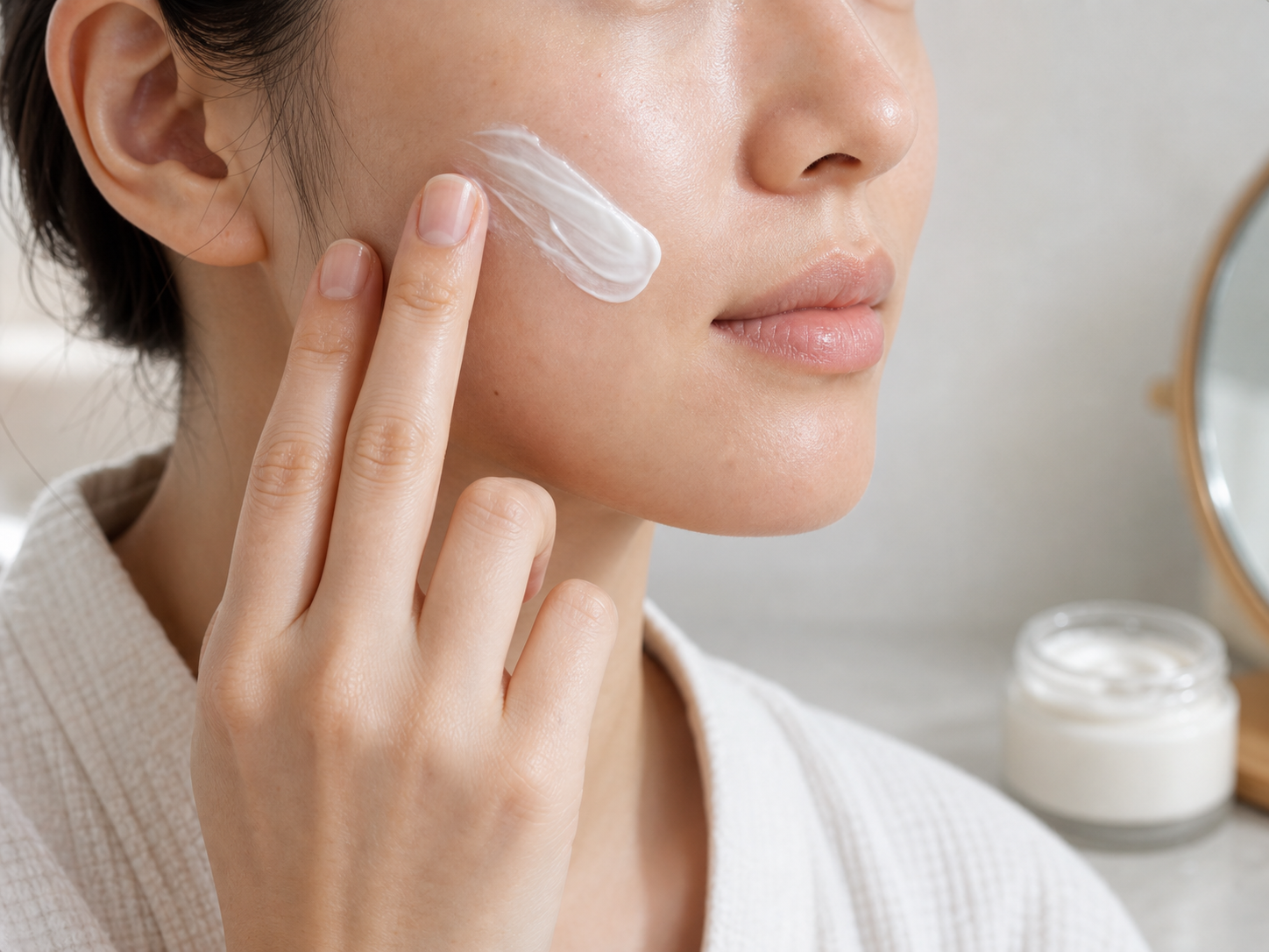 Ceramide NP 성분이 쓰이는 보습 제형 질감 이미지