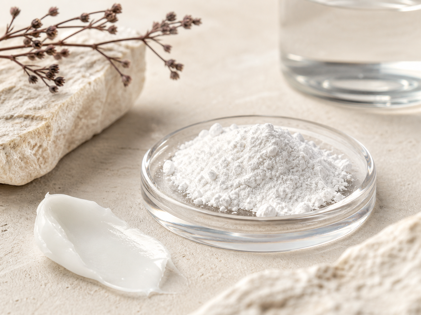 Adenosine raw cosmetic material with formulation textures