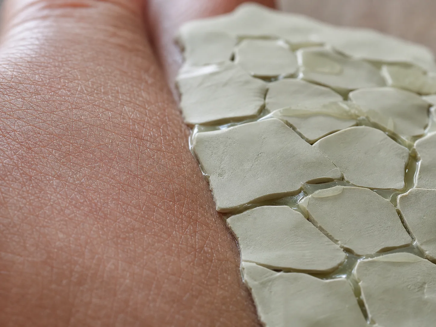Asiatic Acid and a skin-layer absorption visual