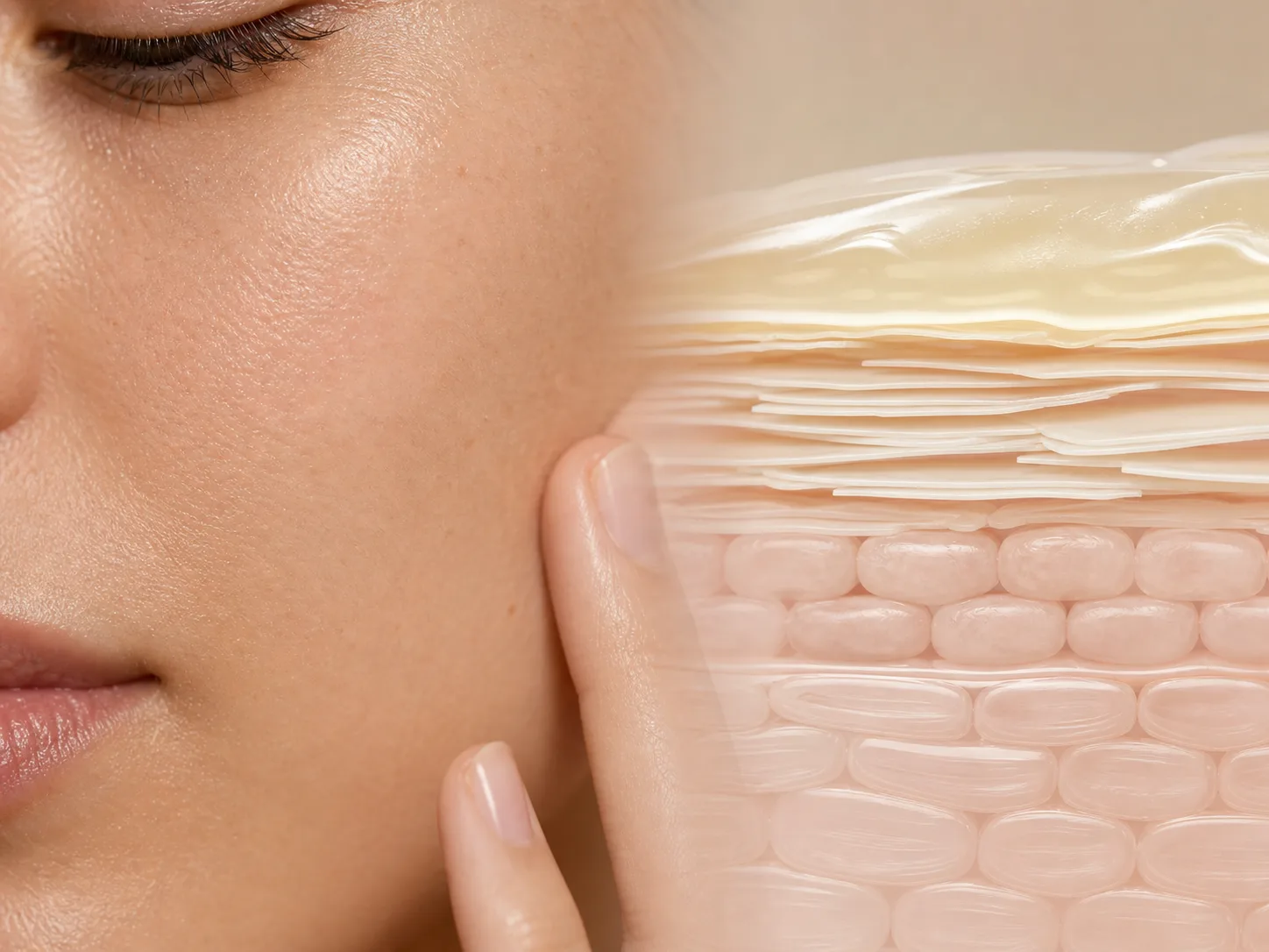 Cholesterol and a skin-layer absorption visual