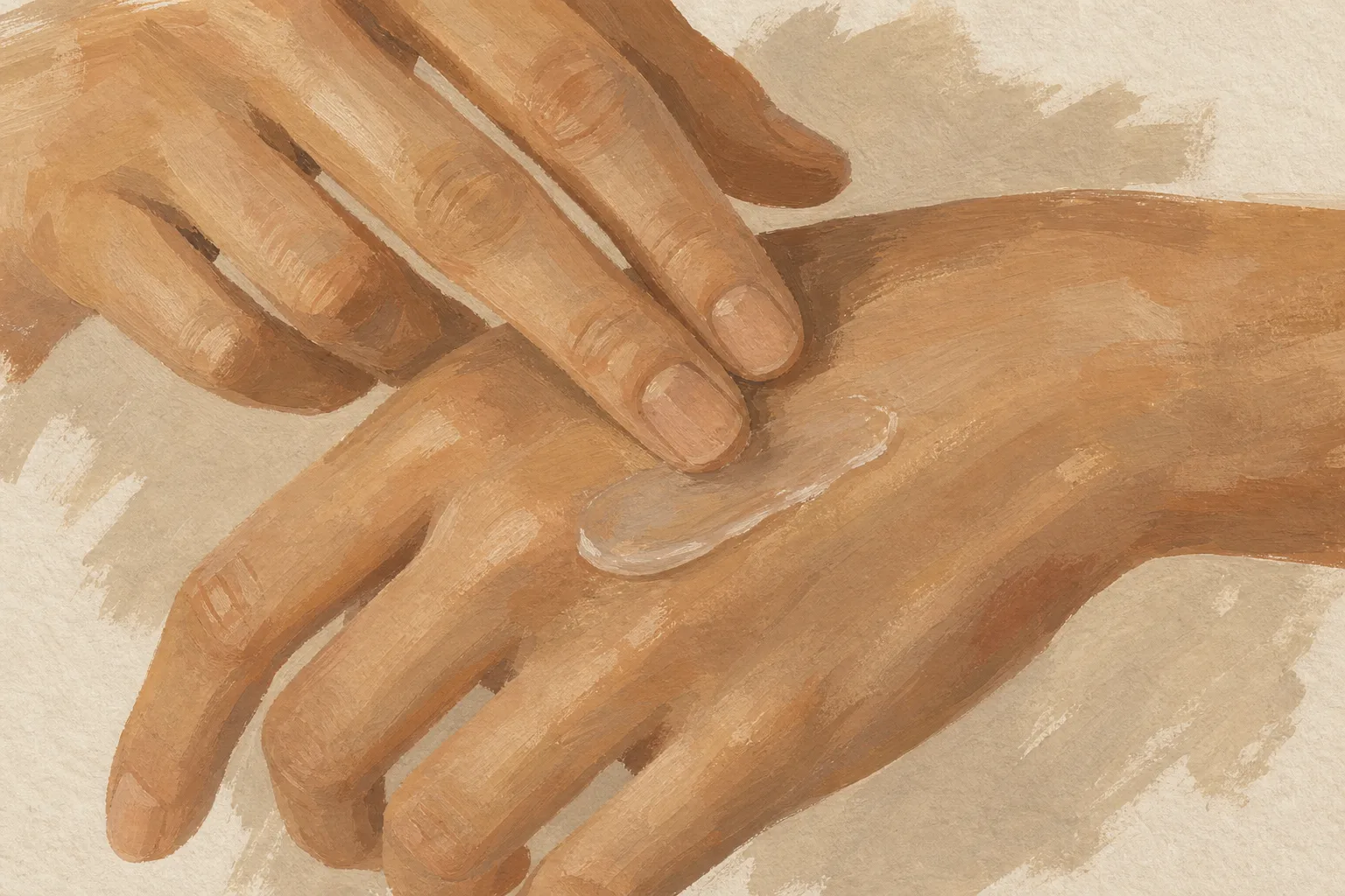 Dipotassium Glycyrrhizate product texture being applied to skin