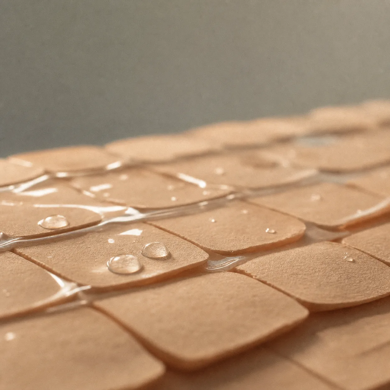 Gluconolactone and a skin-layer absorption visual