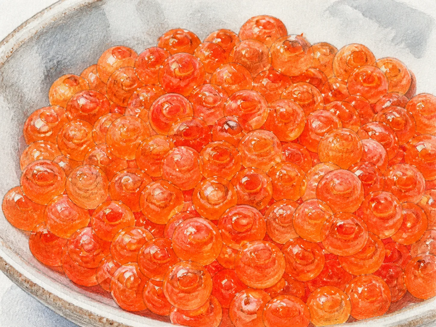 Salmon Egg Extract raw cosmetic material with formulation textures
