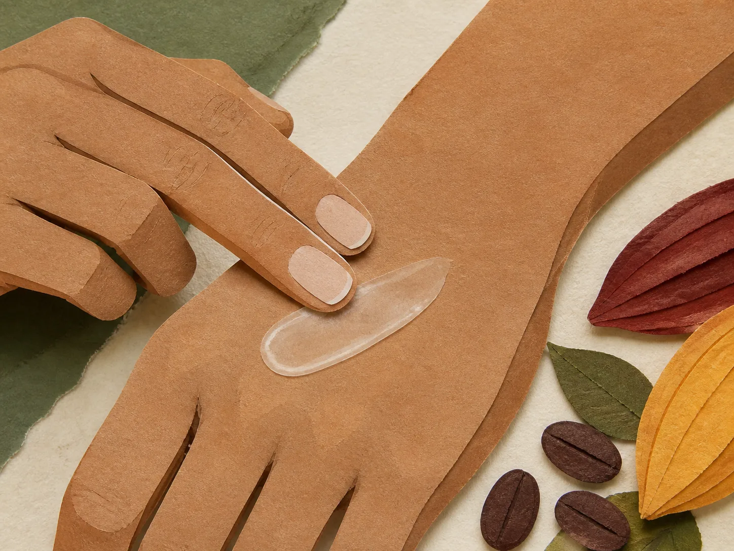 Theobroma Cacao (Cocoa) Extract 성분이 쓰이는 보습 제형 질감 이미지