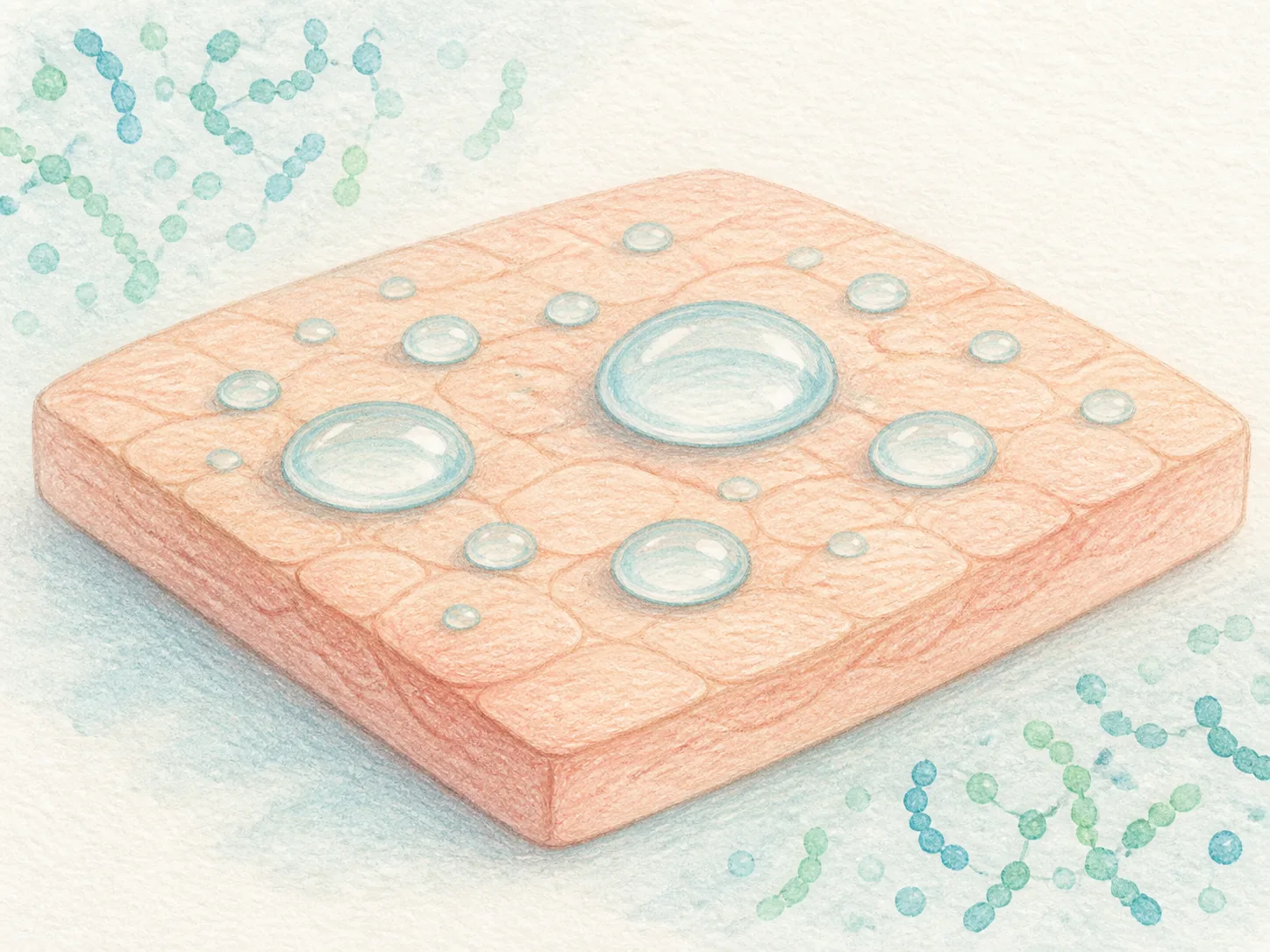 Vitreoscilla Ferment and a skin-layer absorption visual