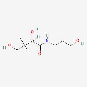 Panthenol PubChem CID 4678 기반 분자 구조도