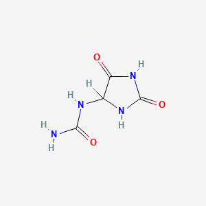 Allantoin 분자 구조도
