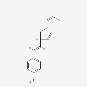 Bakuchiol molecular structure diagram