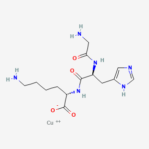 Copper Peptide molecular structure diagram