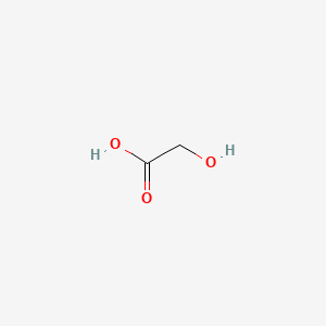 Glycolic Acid 분자 구조도