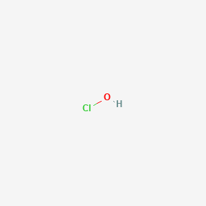 Hypochlorous Acid 분자 구조도