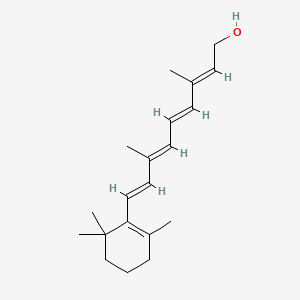 Retinol 분자 구조 참고 이미지