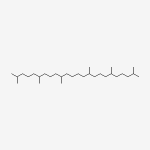 Squalane molecular structure diagram